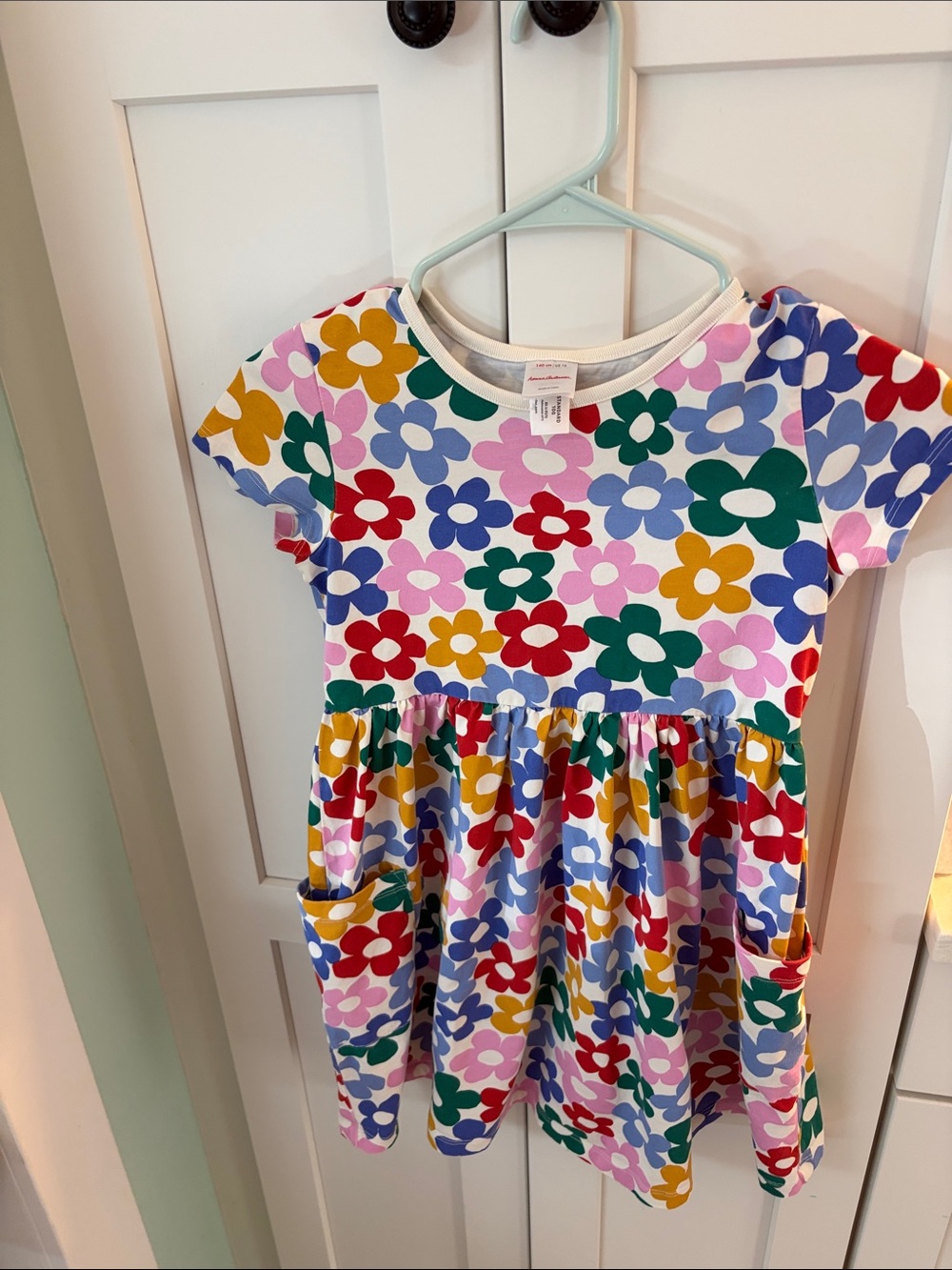 Hanna Andersson Bright Multicolor Daisy Pocket Dress